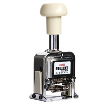 得力 六位數(shù)打號(hào)機(jī)打碼器